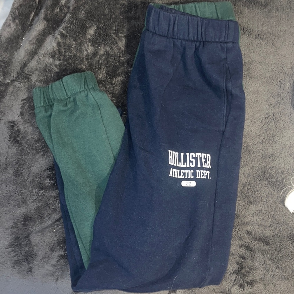 Hollister pants and then the matching long sleeve crop top.